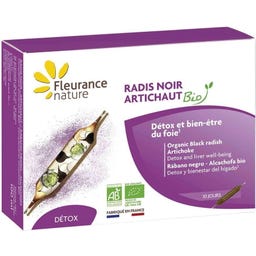 Fleurance Nature Musta retiisi – artisokka Bio - 10 ampullia
