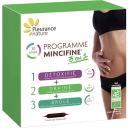 Fleurance Nature Mincifine® Programa 3 em 1 Bio - 30 Ampolas