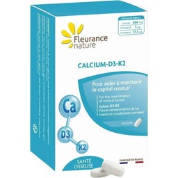 Fleurance Nature Vápník, D3 a K2 - 60 tablet