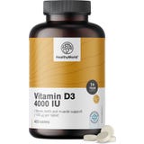 HealthyWorld Vitamina D3 4000 UI