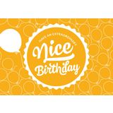 VitalAbo "Nice Birthday" üdvözlőkártya