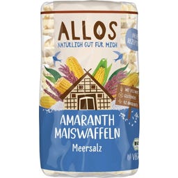 Biologische Amarant Maïswafels met Zeezout - 115 g
