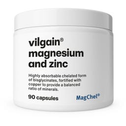 Vilgain Magnesium und Zink - 90 Kapseln