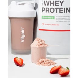 Grass-Fed Whey Protein - Erdbeer Milchshake - 1.000 g