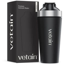 Vetain Shaker din inox - 700 ml - negru