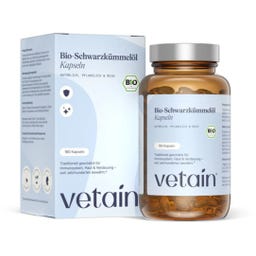 Vetain Schwarzkümmelöl Bio - 120 Kapseln