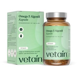 Vetain Omega-3 Algenöl - 90 Kapseln