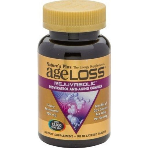 Nature's Plus AgeLoss Rejuvabolic Resveratrol Complex - 90 Tabletten