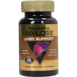 Nature's Plus AgeLoss Liver Support - 90 Cápsulas vegetais