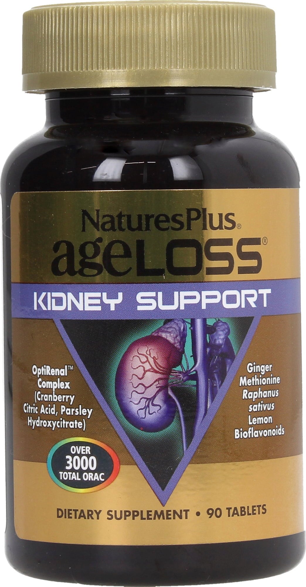 Nature's Plus AgeLoss Kidney Support - 90 tabliet