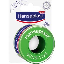 Hansaplast Plaster mocujący Sensitive 5 m x 2,5 cm - 5 metr