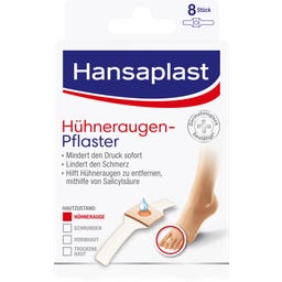 Hansaplast Plastry na odciski - 8 sztuk