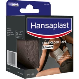 Hansaplast Kinesiology Tape - Black - 5 Meters