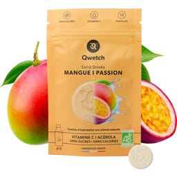 Solid Drinks - Organic Mango & Passionfruit - Vitamin C - 12 effervescent tablets