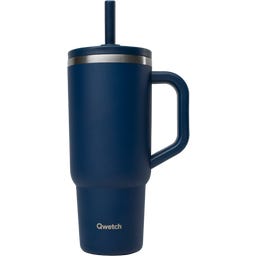 Travel Cup Termica Matt con Coperchio Ermetico - 900 ml - Bleu nuit