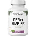 Naturtheke GmbH Żelazo + witamina C - 120 kapsułek