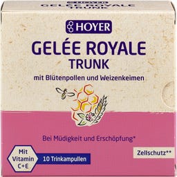 Gelée Royale + Kukkapöly -juotavat ampullit, luomu - 100 ml