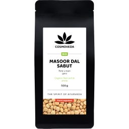 Masoor Dal Sabut - Luomu kokonaiset punaiset linssit - 500 g