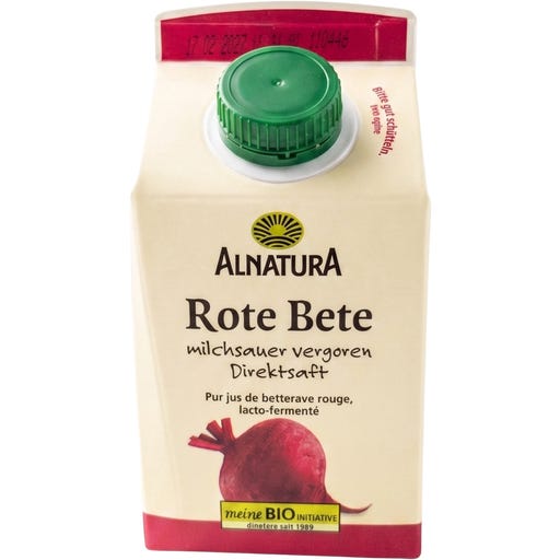 Succo Diretto di Barbabietola Bio Lattofermentato - 500 ml