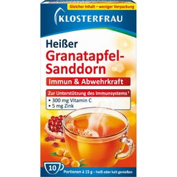 Klosterfrau Heißer Granatapfel-Sanddorn - 10 Beutel