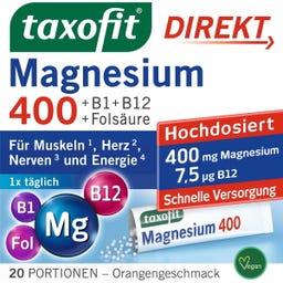 taxofit® Magnesium 400 Direkt-Granulat - 20 Beutel