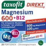 taxofit&reg; Magnesium 600 + B12 Direkt