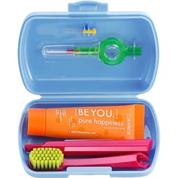 Travel Set Zahnbürste & Zahnpasta Be You - Blau