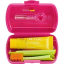 Set da Viaggio - Spazzolino e Dentifricio Be You - Rosso