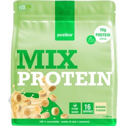 Mix Proteico Vegan Bio - Piselli, Girasole e Canapa - Banana