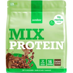 Vegan Proteinmix 55 % от грах, слънчоглед, коноп и банан БИО - Cocoa