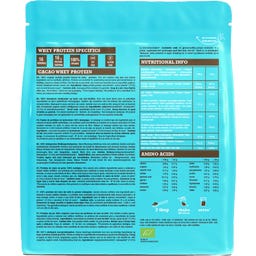 Proteine del Siero di Latte Bio in Polvere - Cacao