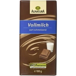 Alnatura Organic Whole Milk Chocolate - 100 g