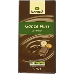 Alnatura Bio čokoláda s celými ořechy - 100 g