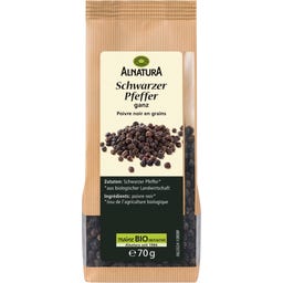 Alnatura Organic Black Peppercorns, Whole - 70 g