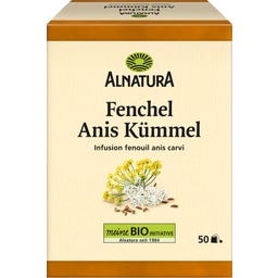 Alnatura Bio čaj z fenyklu, anýzu a kmínu - 50 čajových sáčků