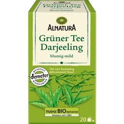 Alnatura Thé Vert Bio – Darjeeling - 20 sachets de thé