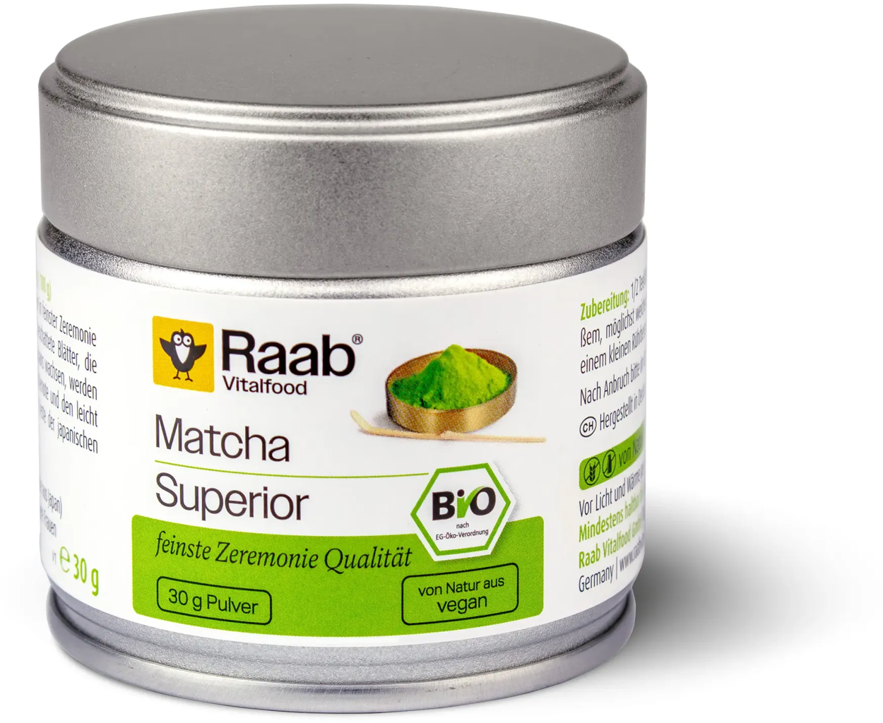 Raab Vitalfood Matcha Premium Ekologisk