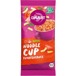 Davert Organic Noodle Cup - Tomato Sauce - 