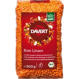 Davert Organic Red Lentils - 500 g