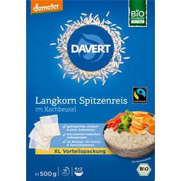 Organic White Long Grain Rice in Boil-in-Bag - 