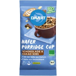 Organic Chocolate Porridge Cup with Cacao Nibs - 