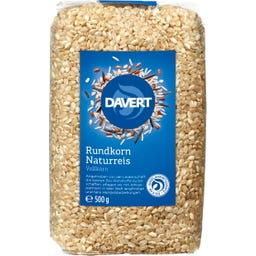 Davert Organic Whole Grain Round Grain Rice - 500 g