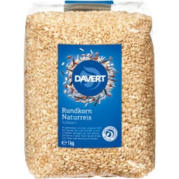 Davert Arroz Integral de Grão Redondo Bio - 1.000 g