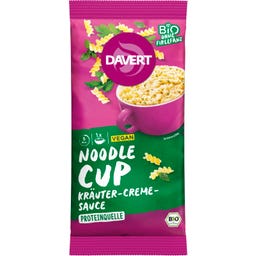 Davert Organic Noodle Cup - Herb Cream Sauce - 