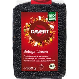 Davert Organic Black Beluga Lentils - 