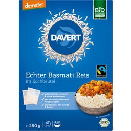 Davert Organic Basmati Rice in Cooking Bags - 