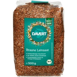 Davert Organic Brown Flaxseeds - 500 g