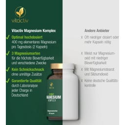 Vitactiv Magnesium Komplex - 180 Kapseln