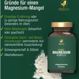 Vitactiv Magnesium Komplex - 180 Kapseln