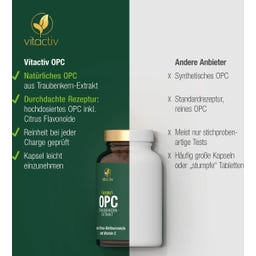 Vitactiv OPC Traubenkernextrakt - 180 Kapseln